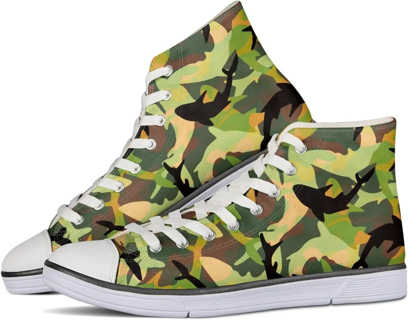 Micoklinlin Canvas Sneakers Women Novelty Canvas Shoes Girls High Top Running Shoes Lace Up Casual Classic Walking Shoes