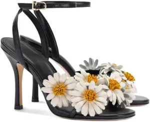 MissHeel Daisy Heels for Women Flower Stiletto Heels Open Toe