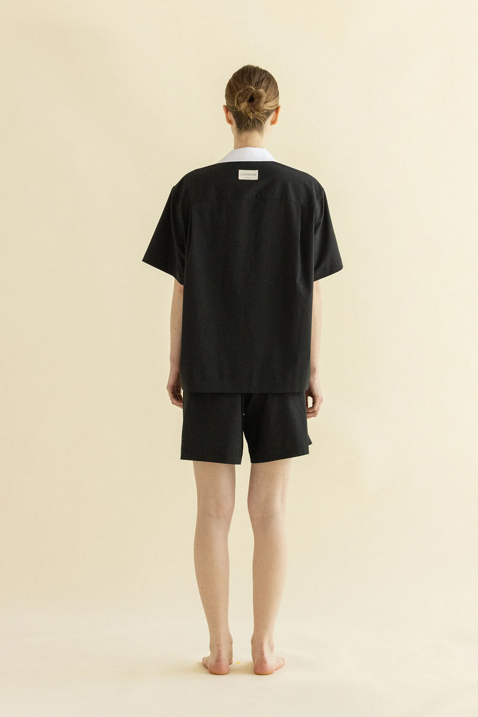 MONO BLACK PAJAMAS SET UP_BLACK