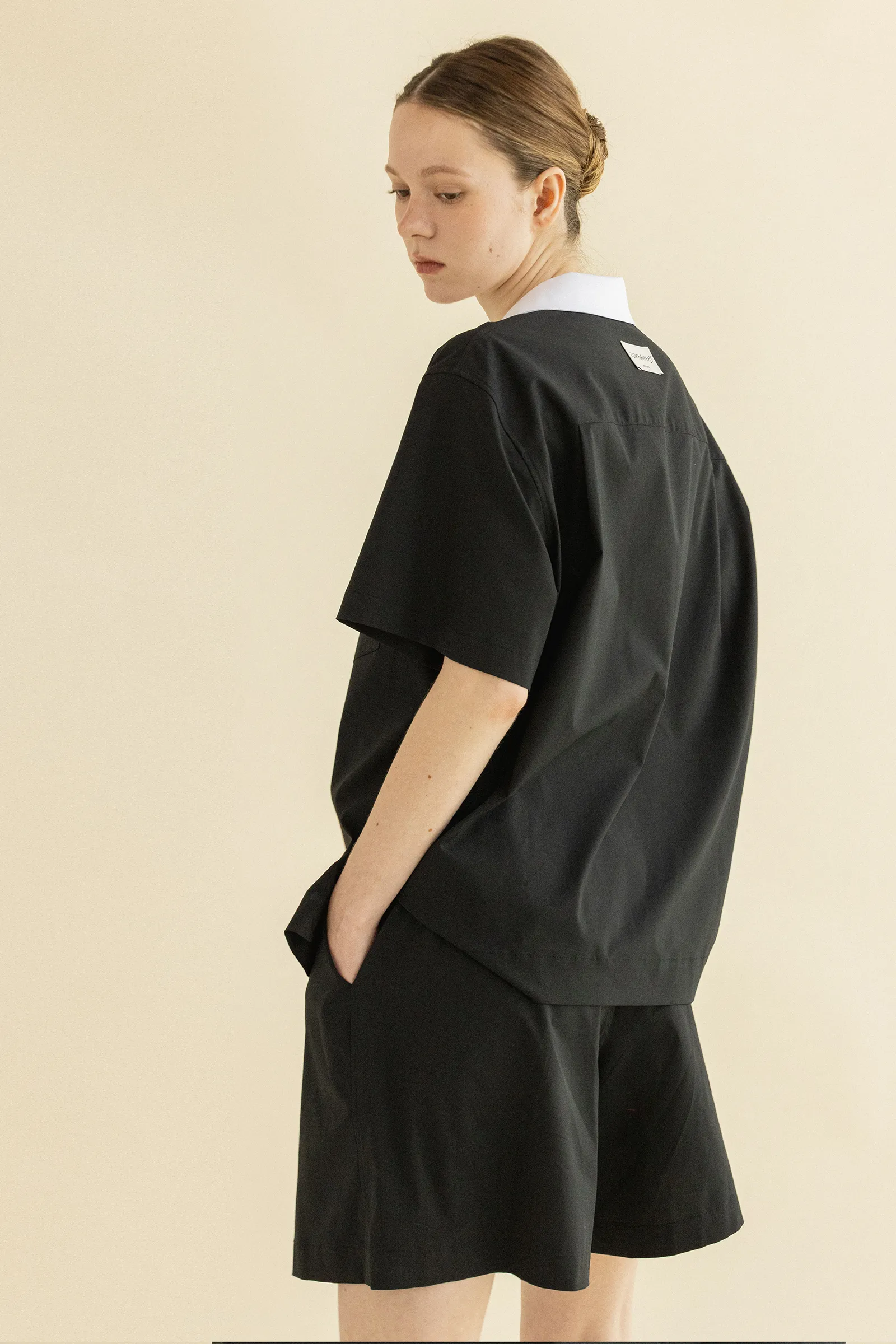 MONO BLACK PAJAMAS SET UP_BLACK
