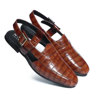 NICHE Peshawari Cherry Croco Posh Sandal