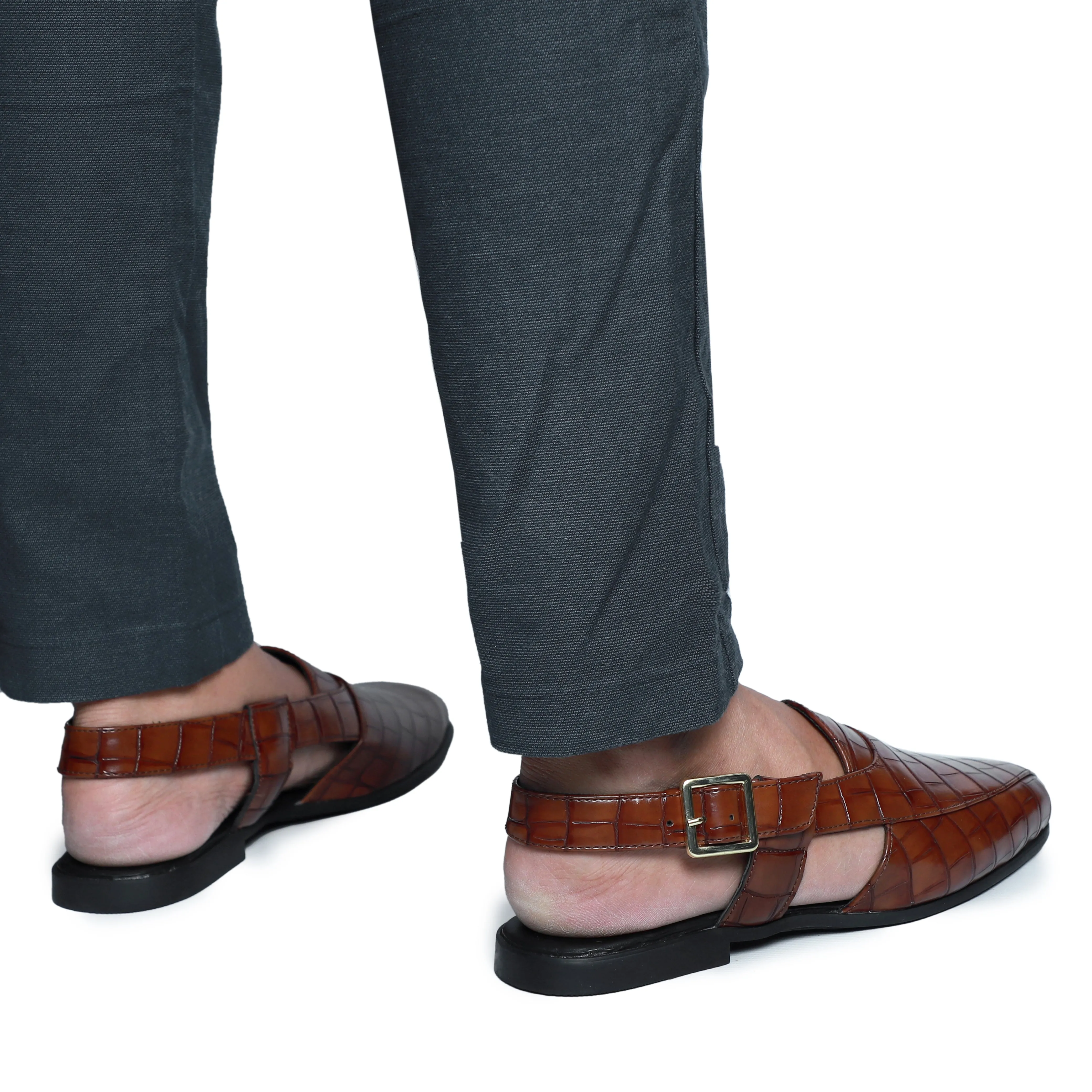 NICHE Peshawari Cherry Croco Posh Sandal