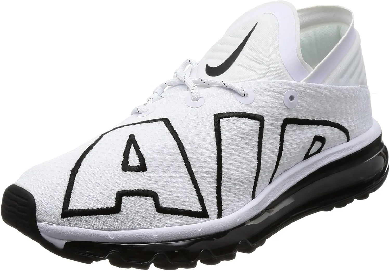 Nike Air Max Flair Mens Running Trainers 942236 Sneakers Shoes (UK 7 US 8 EU 41, White Black 101)