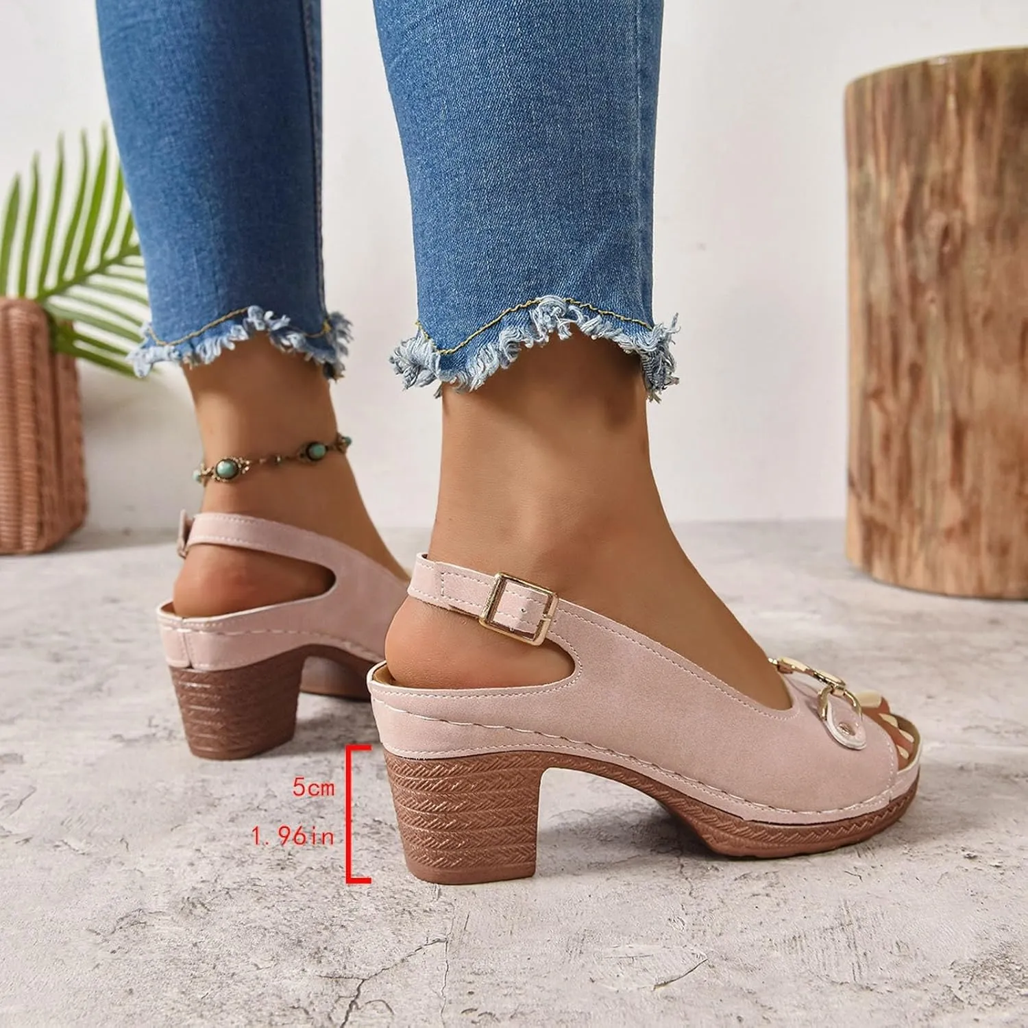 Orthopedic Platform Wedge Sandals for Women Walking Slippers Arch Support Summer Dressy Open Toe Ankle Strap Sandal Sandals Beach Boho Shoes Comfortable Outdoor Shoes