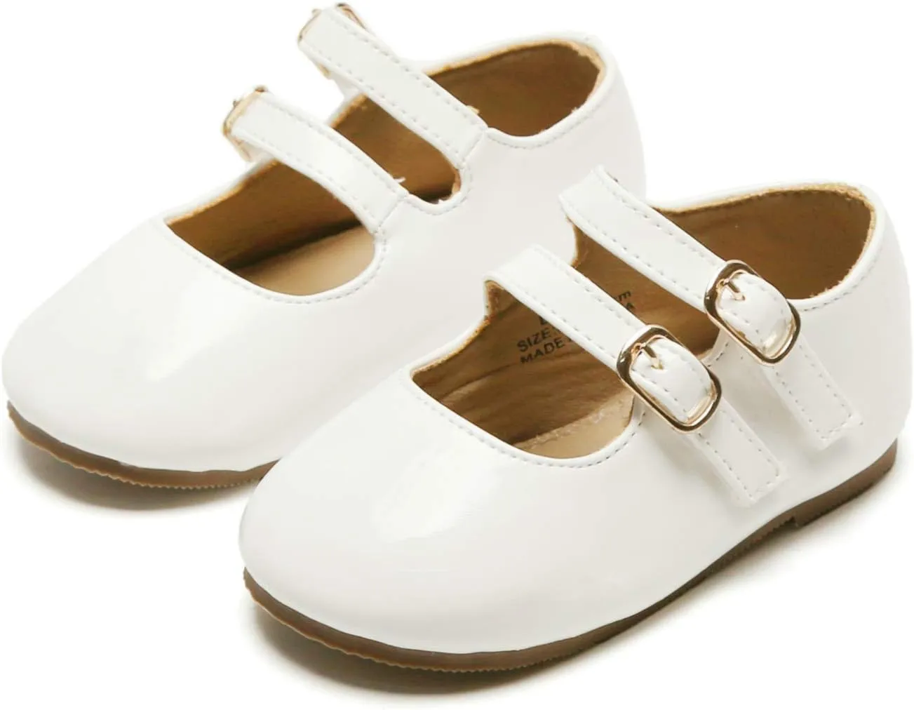 Otter MOMO Toddler/Little Girls Mary Jane Ballerina Flats Shoes Slip-on School Party Dress Shoes