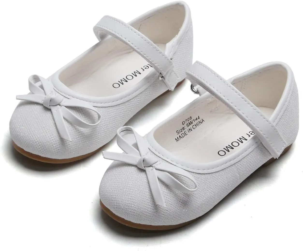 Otter MOMO Toddler/Little Girls Mary Jane Ballerina Flats Shoes Slip-on School Party Dress Shoes