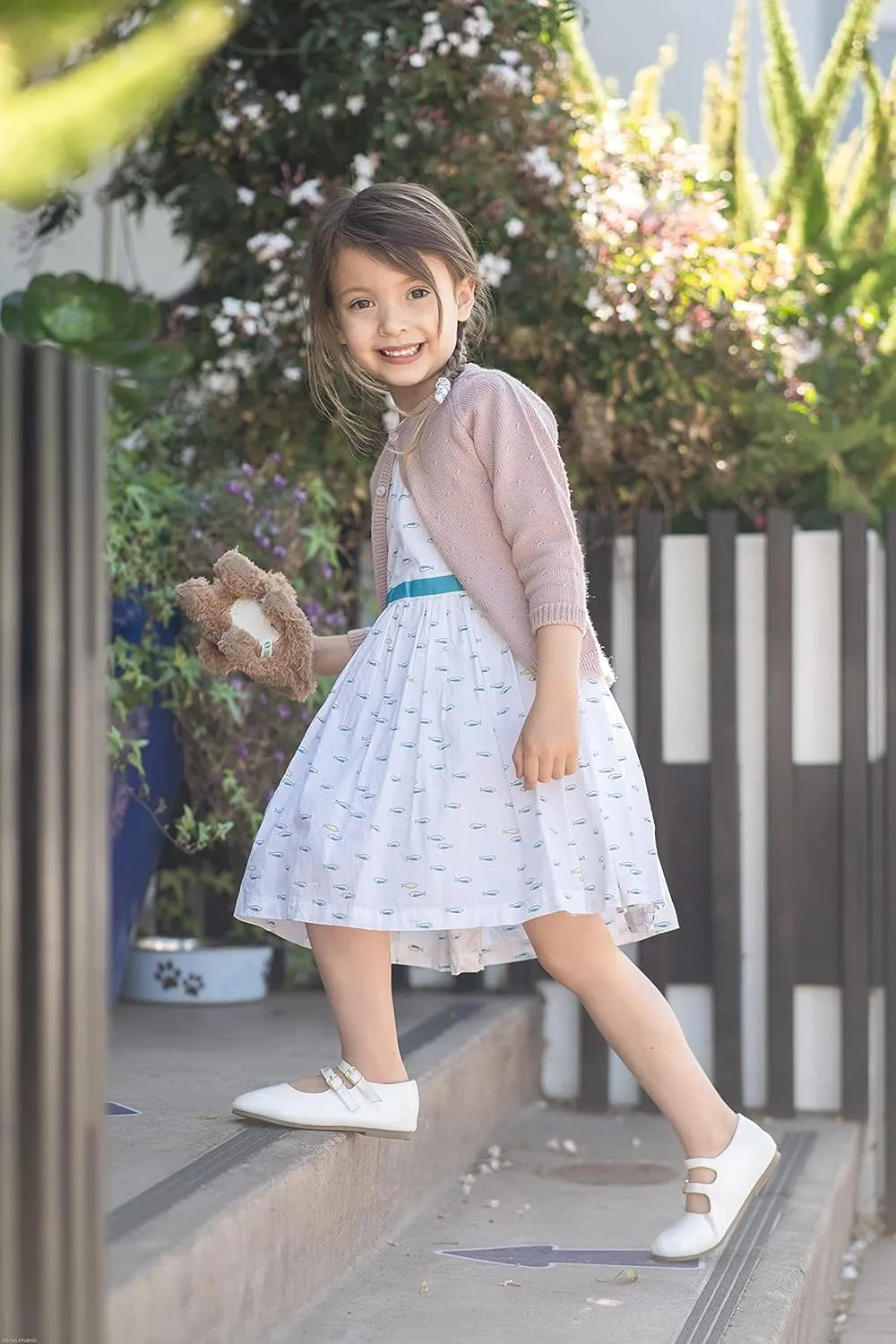 Otter MOMO Toddler/Little Girls Mary Jane Ballerina Flats Shoes Slip-on School Party Dress Shoes