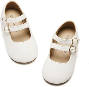 Otter MOMO Toddler/Little Girls Mary Jane Ballerina Flats Shoes Slip-on School Party Dress Shoes
