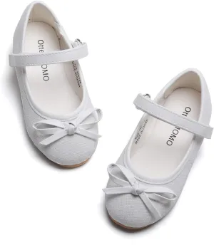 Otter MOMO Toddler/Little Girls Mary Jane Ballerina Flats Shoes Slip-on School Party Dress Shoes