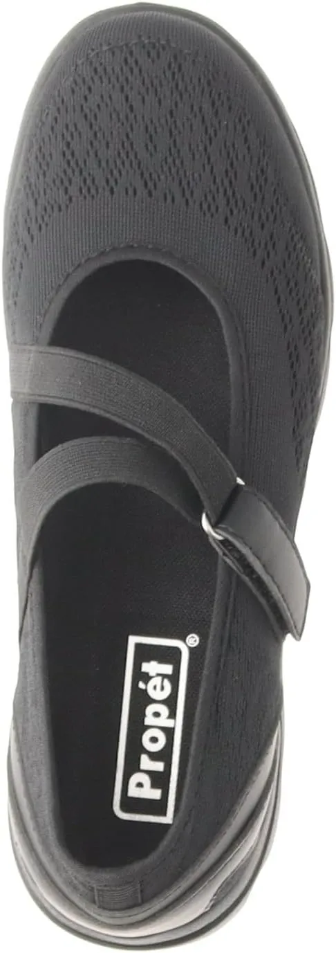 Propet Womens TravelActiv Mary Jane Flats Casual - Black
