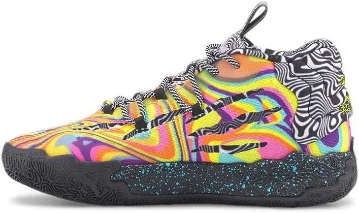 Puma Kids Boys Mb.03 X Dexter's Lab Basketball Sneakers Shoes - Multi