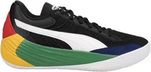 PUMA Mens Fusion Nitro X Black Fives Basketball Sneakers Shoes - Black - Size 7.5 M