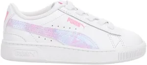 PUMA Toddler Girls Vikky V3 Cotton Candy Slip On Sneakers Shoes Casual - White - Size 12.5 M