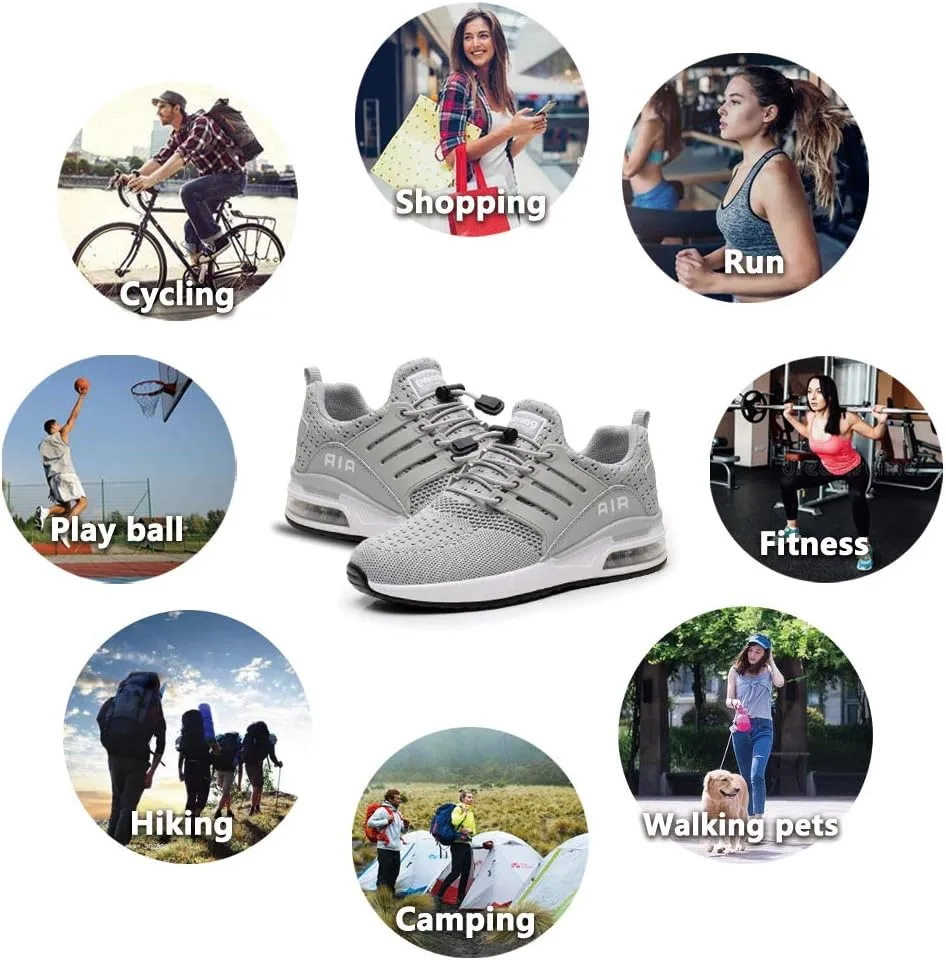 Running Shoes Men Sports Trainers Air Shock Absorbing Sneakers for Gym Fitness Jogging Athletic Walking Casual US7-12(EU39-46)