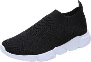 SBGMoSJ Sneakers for Women Womens Black Slip Resistant Tennis Shoes Women's Tennis Shoes Size 8 1/2 Wedge Sneakers for Women Size 11 Wide Womens Shoes Slip Ons Flats Fall 2023
