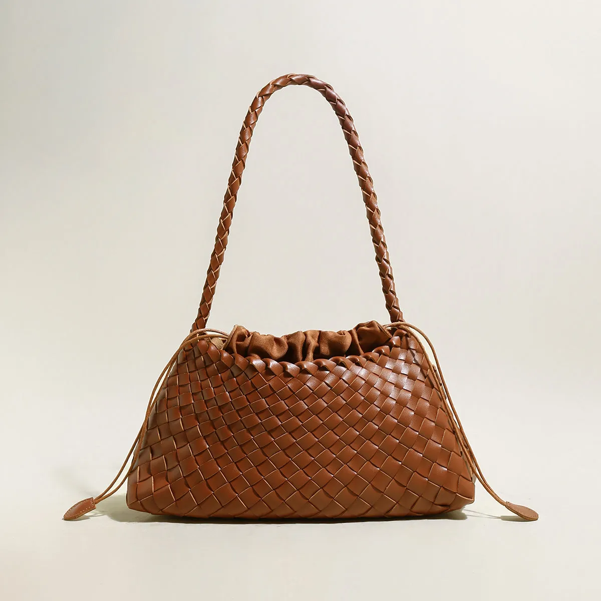 Shoulder Drawstring Big-value deals Mini Touch-sensitive Woven Bag Trapezoid