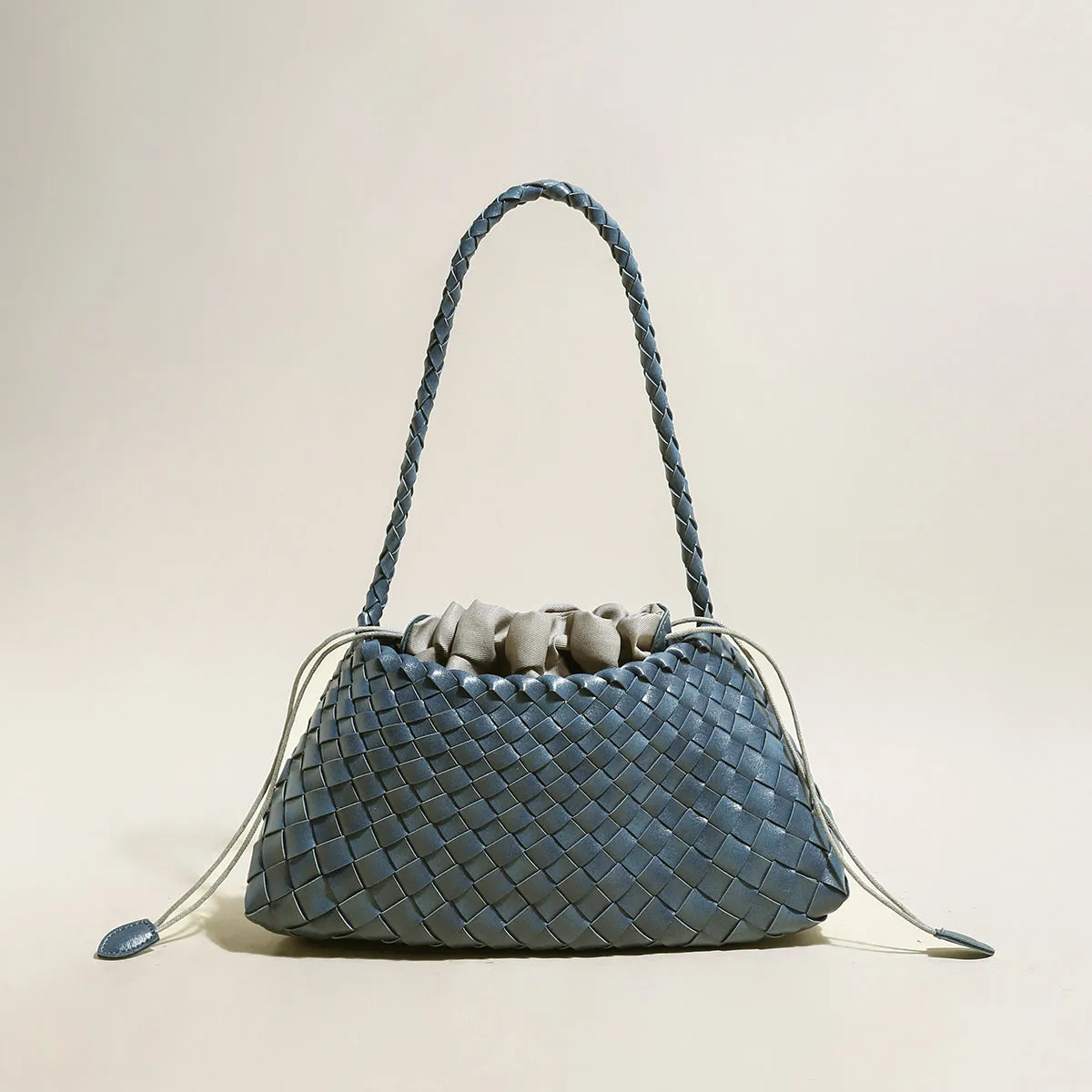 Shoulder Trapezoid Drawstring Flash pricing Bag Remote-controlled Mini Woven