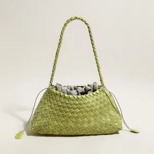 Shoulder Trapezoid Drawstring Flash pricing Bag Remote-controlled Mini Woven
