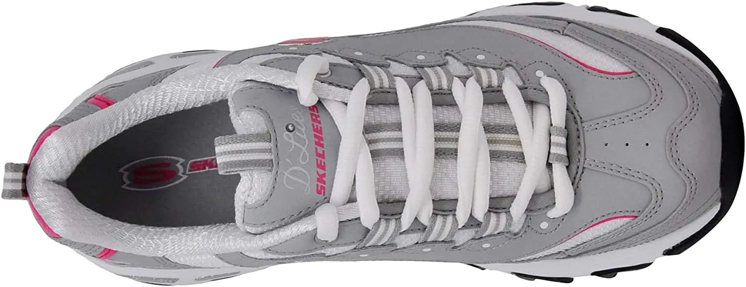 Skechers Sport Women's D'Lites Original Non-Memory Foam Lace-Up Sneaker