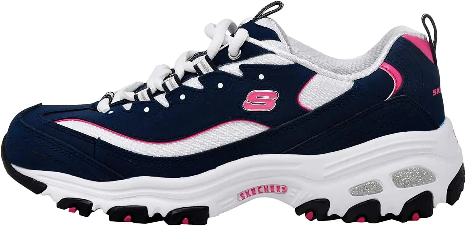Skechers Sport Women's D'Lites Original Non-Memory Foam Lace-Up Sneaker