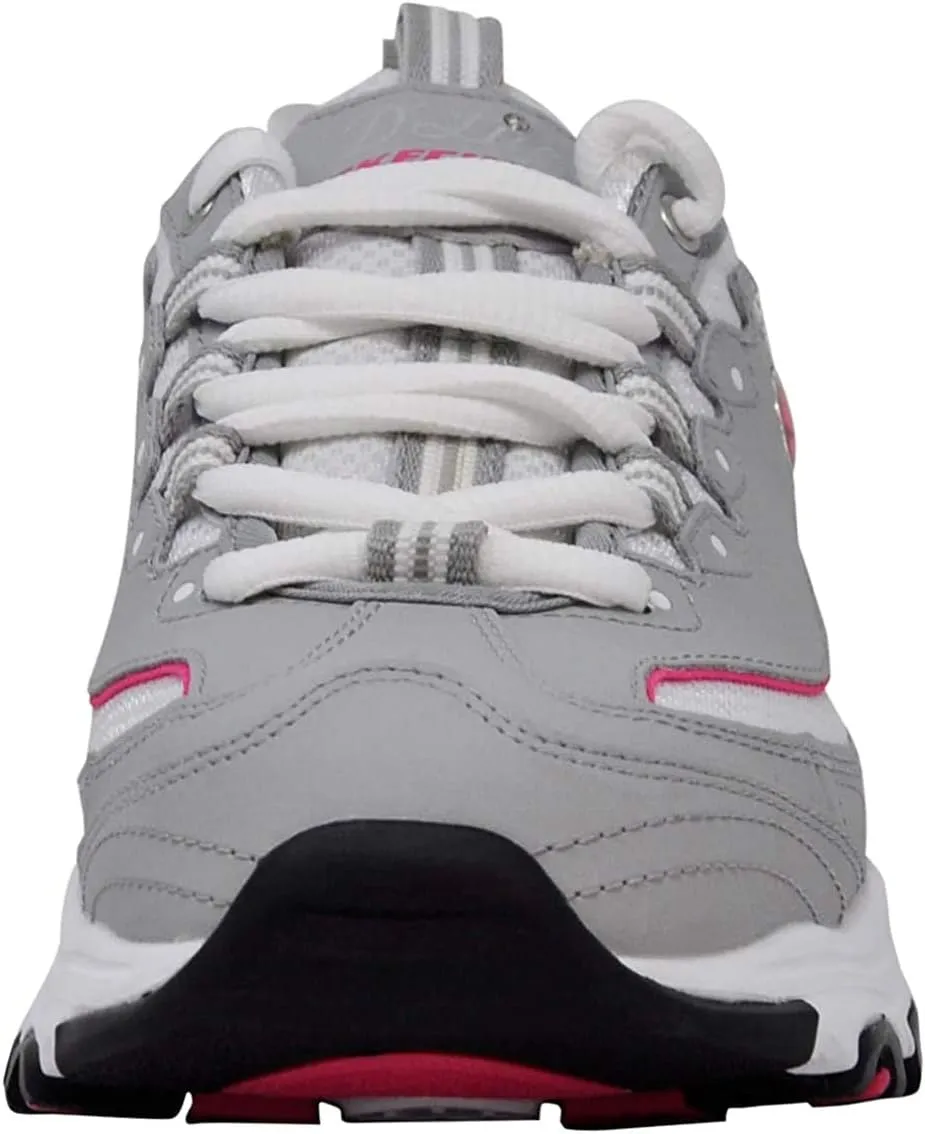 Skechers Sport Women's D'Lites Original Non-Memory Foam Lace-Up Sneaker