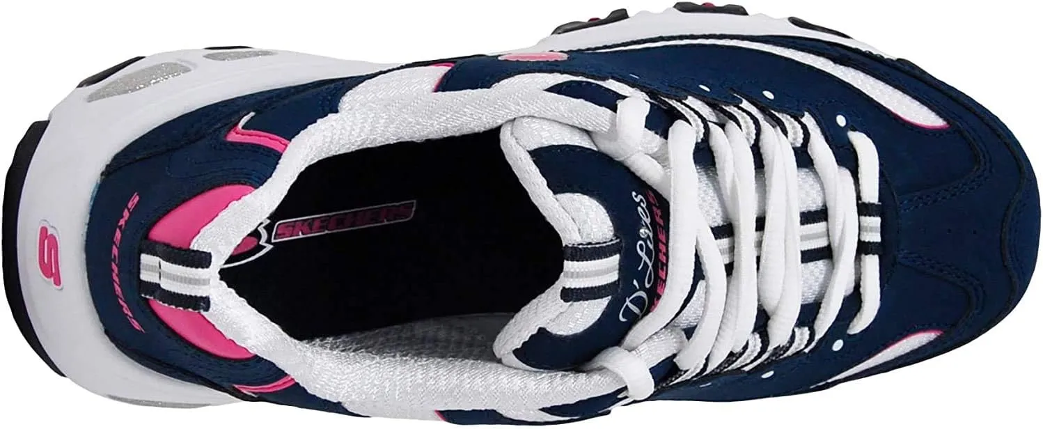 Skechers Sport Women's D'Lites Original Non-Memory Foam Lace-Up Sneaker