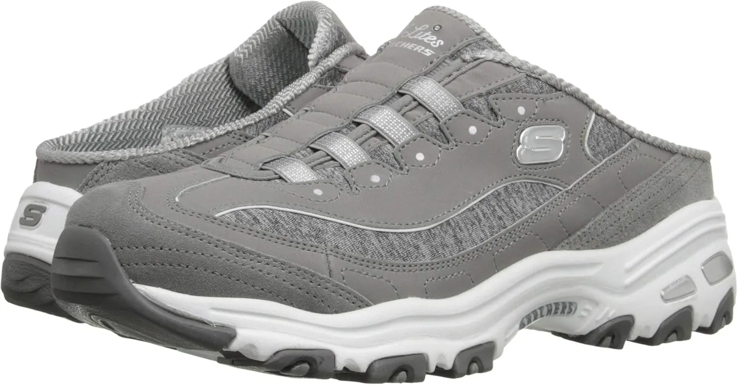 Skechers Sport Women's Resilient Fashion Sneaker, Gray/White, 6 M US