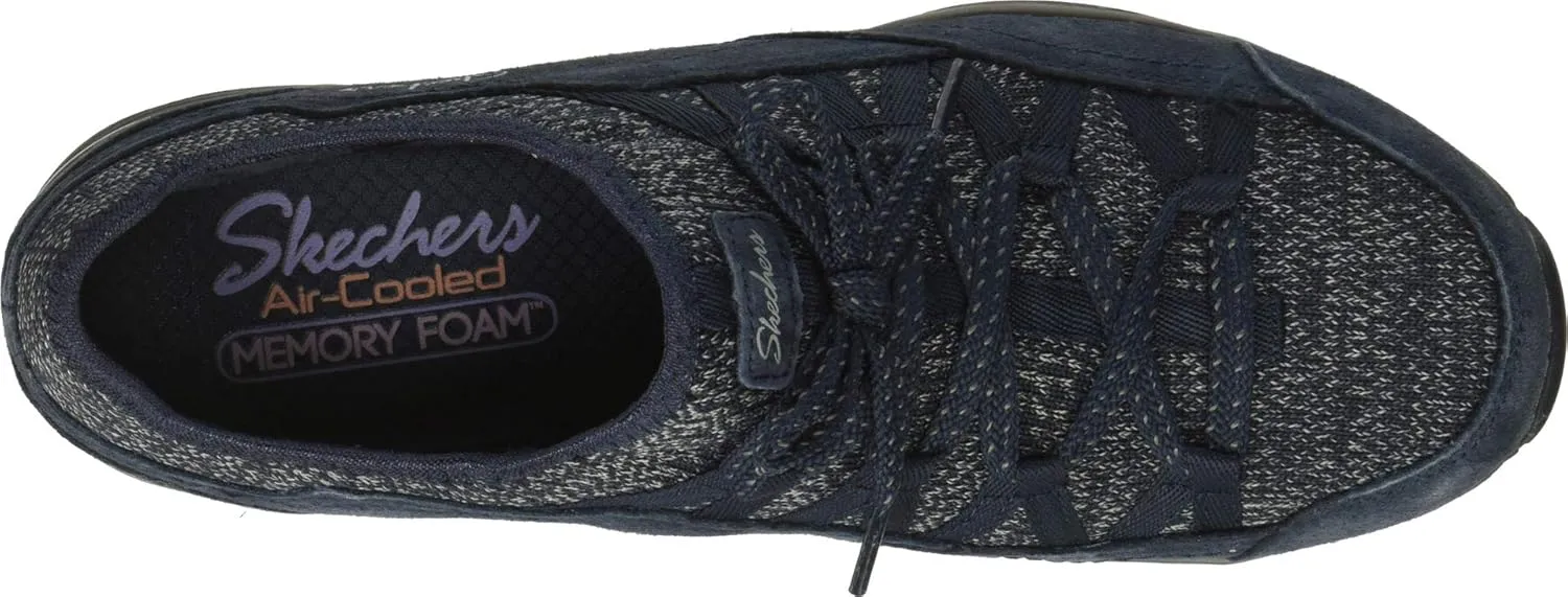 Skechers Women's Seager-Zip Line-Fixed Bow Quarter Fit Slip-on Sneaker