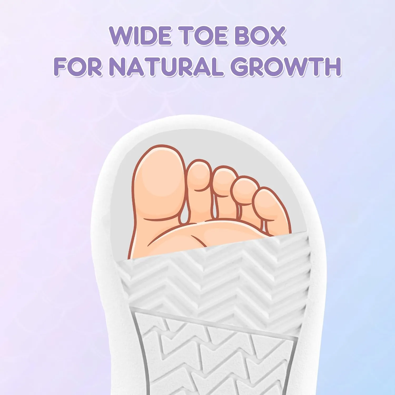 SKYWHEEL Toddler Girls Boys Tennis Shoes Wide Toe Box Barefoot Cartoon Walking Running Sneakers Breathable Slip On Lightweight Shoes for Little Kids
