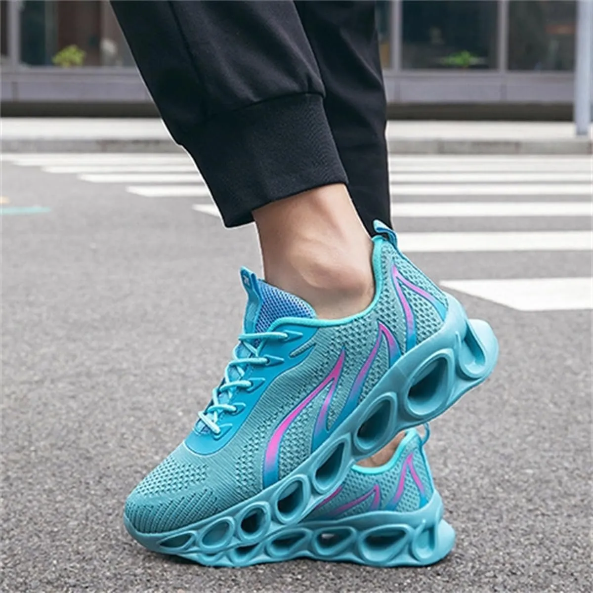 Softsfeel Women's Relieve Perfect Walking Shoes,Mens Orthopedic Comfortable Sneakers,Anti Slip Shock Absorption Walking Shoes