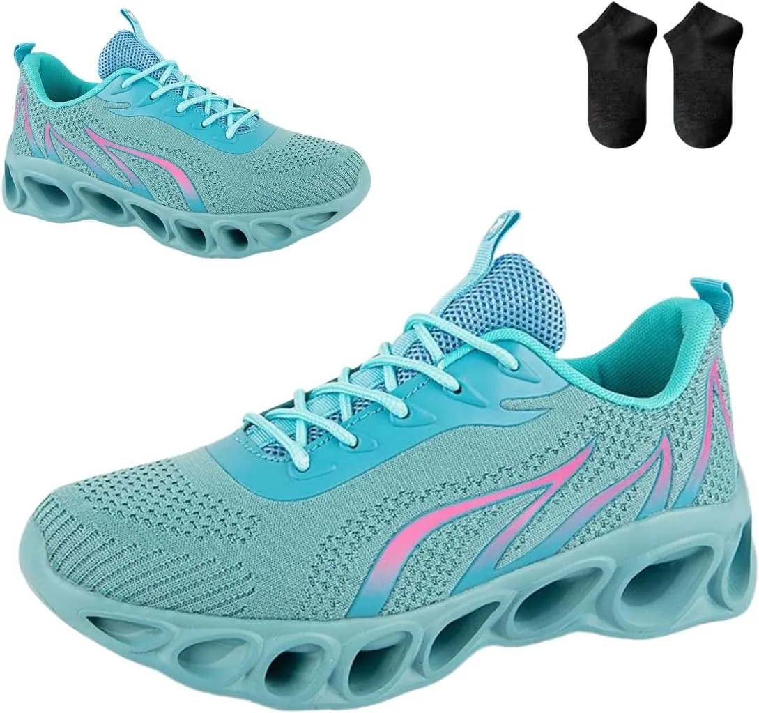 Softsfeel Women's Relieve Perfect Walking Shoes,Mens Orthopedic Comfortable Sneakers,Anti Slip Shock Absorption Walking Shoes