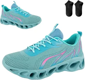 Softsfeel Women's Relieve Perfect Walking Shoes,Mens Orthopedic Comfortable Sneakers,Anti Slip Shock Absorption Walking Shoes