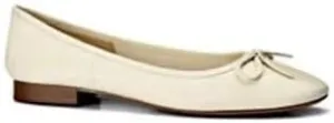 Spot Grape Mother Shallow Mouth Small Thick Heel Round Head Bow Ballet Shoes for Women