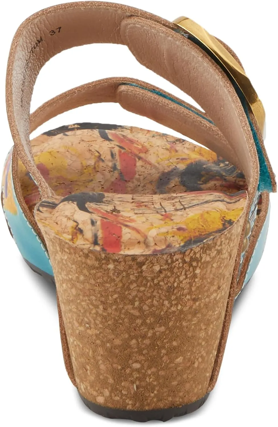 Spring Step L'Artiste Women's BRISEIS - Hand-Painted Slip-On Sandals for Stylish Wanderers