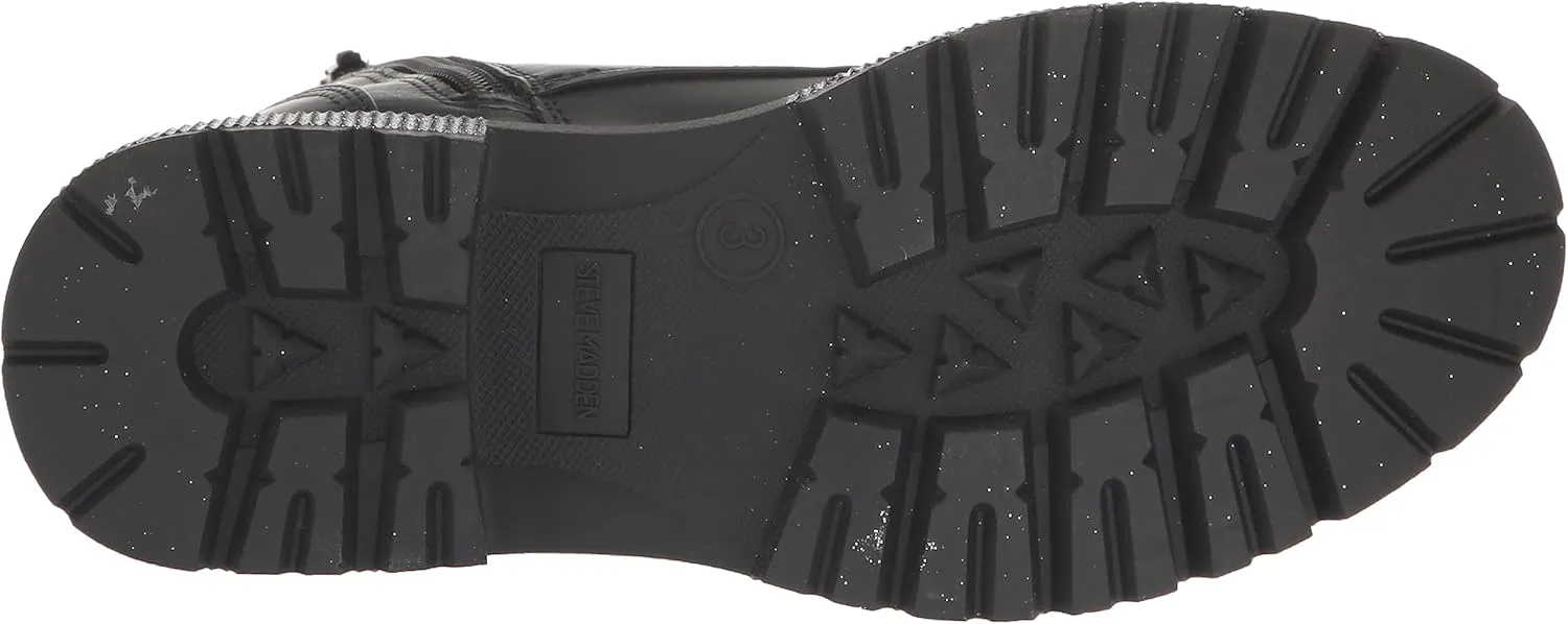 Steve Madden Girl's Wordle Combat Boot