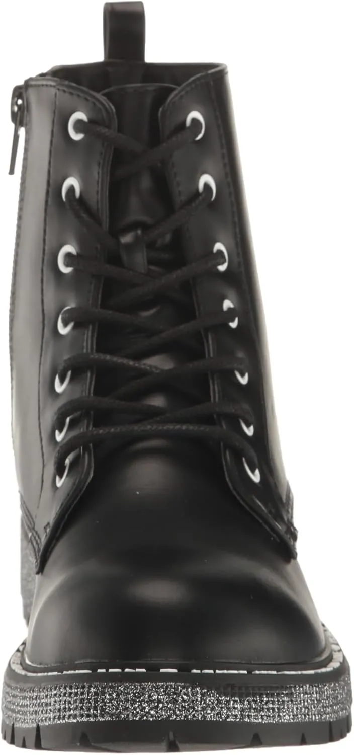 Steve Madden Girl's Wordle Combat Boot