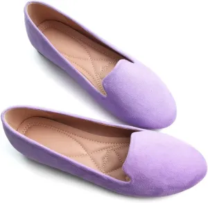 Stunner Women's Flats Classic Candy Colored Cute Slip On Ballet Shoes Soft Solid Dress Flat Shoes