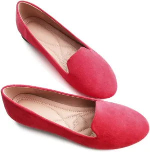 Stunner Women's Flats Classic Candy Colored Cute Slip On Ballet Shoes Soft Solid Dress Flat Shoes