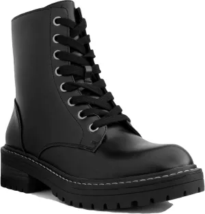 Sugar Women's Kaedy Combat Boots Shoes Black Size 10 M