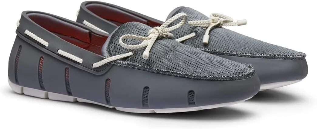 SWIMS Mens Loafers, Braided Lace Casual Slip-Ons Shoes, Fashion Shoe for Beach