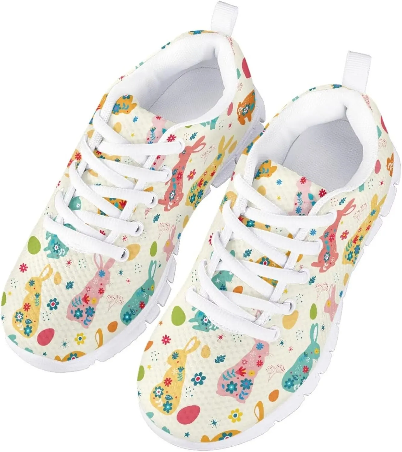 Tennis Shoes for Girls Sneakers Flat Walking Breathable Casual Gym Shoes