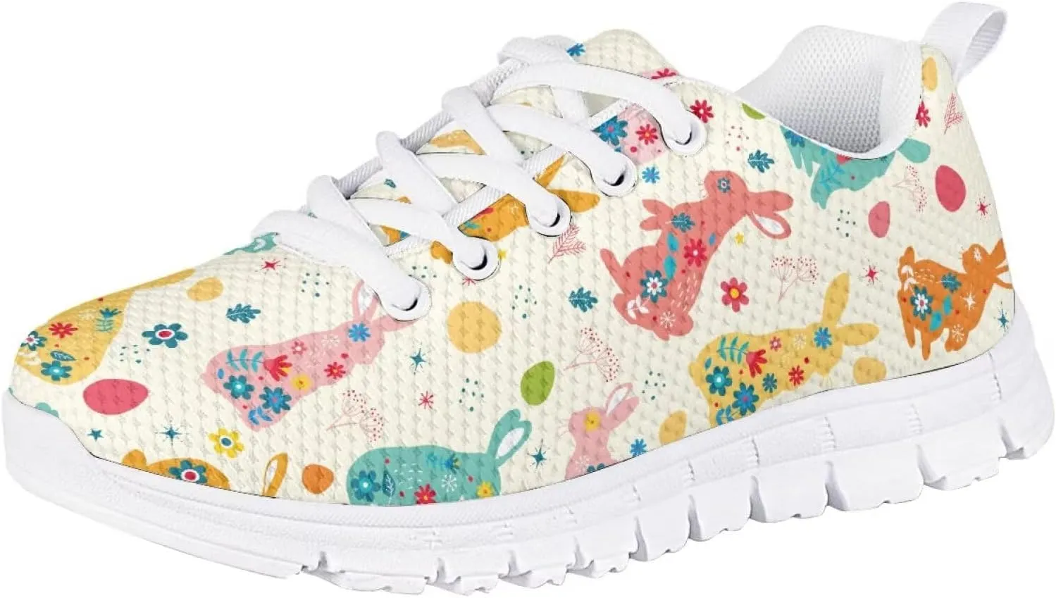 Tennis Shoes for Girls Sneakers Flat Walking Breathable Casual Gym Shoes