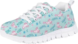 Tennis Shoes for Girls Sneakers Flat Walking Breathable Casual Gym Shoes
