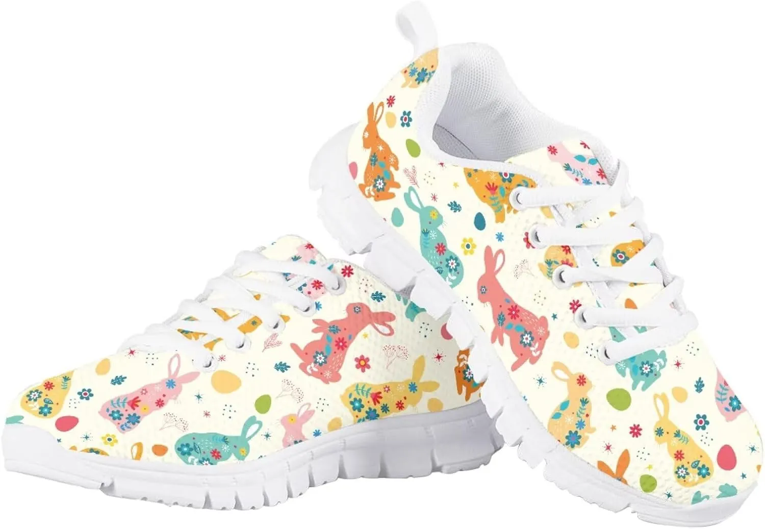 Tennis Shoes for Girls Sneakers Flat Walking Breathable Casual Gym Shoes