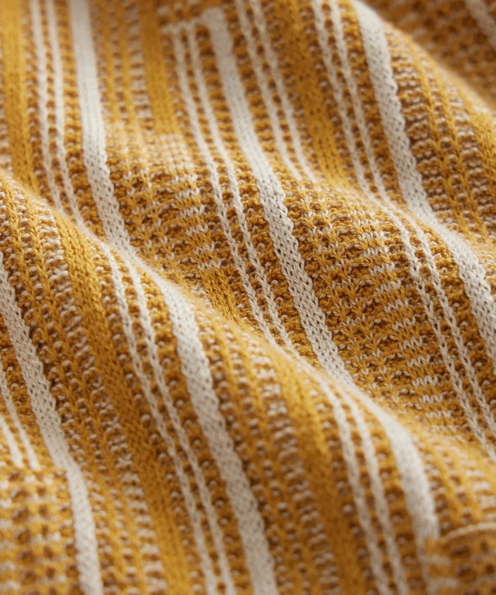 Textured Silk-Cotton Montauk Sweater Polo