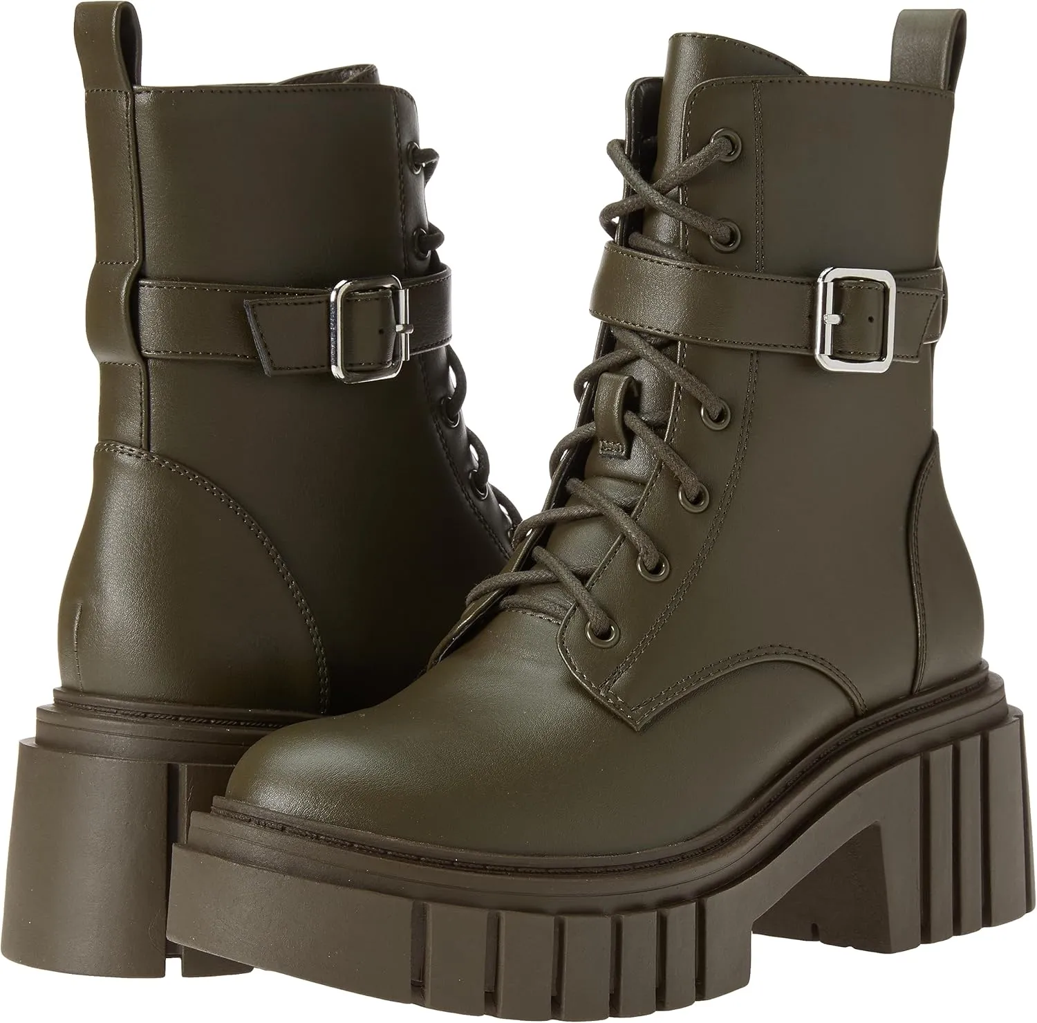 The Drop Women's Koi Lace Up Platform Combat Boots