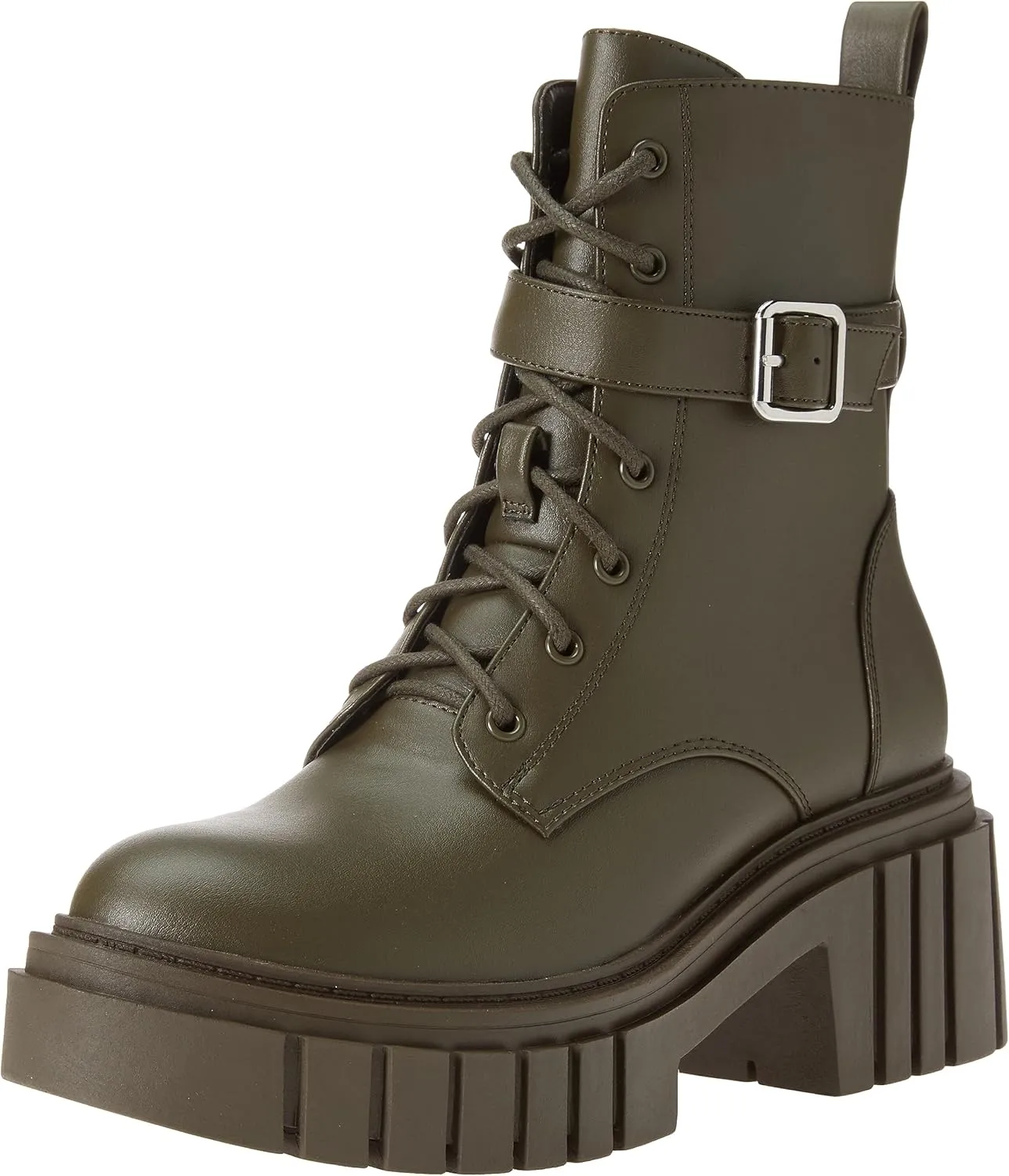 The Drop Women's Koi Lace Up Platform Combat Boots