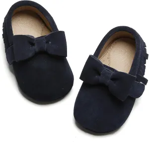 THEE BRON Infant Toddler Baby Soft Sole Leather Shoes for Girls Boys Walking Sneakers