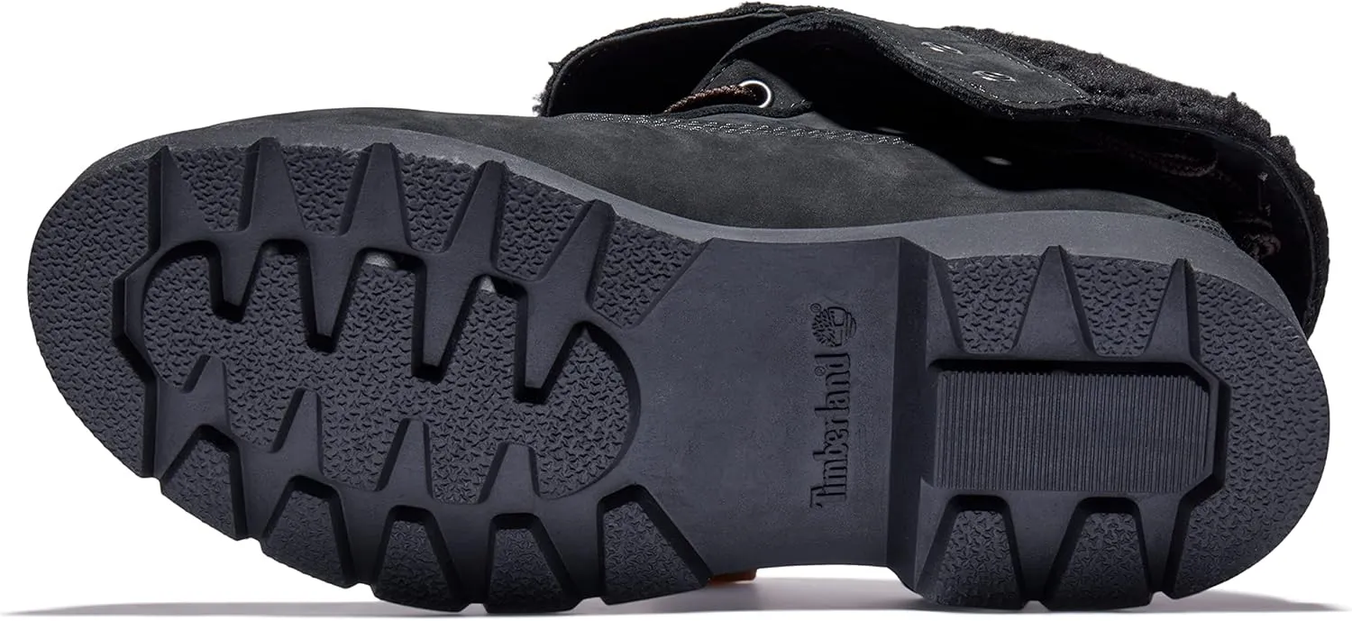 Timberland Womens Linden Woods Fold-Down Leather Casual Combat & Lace-Up Boots