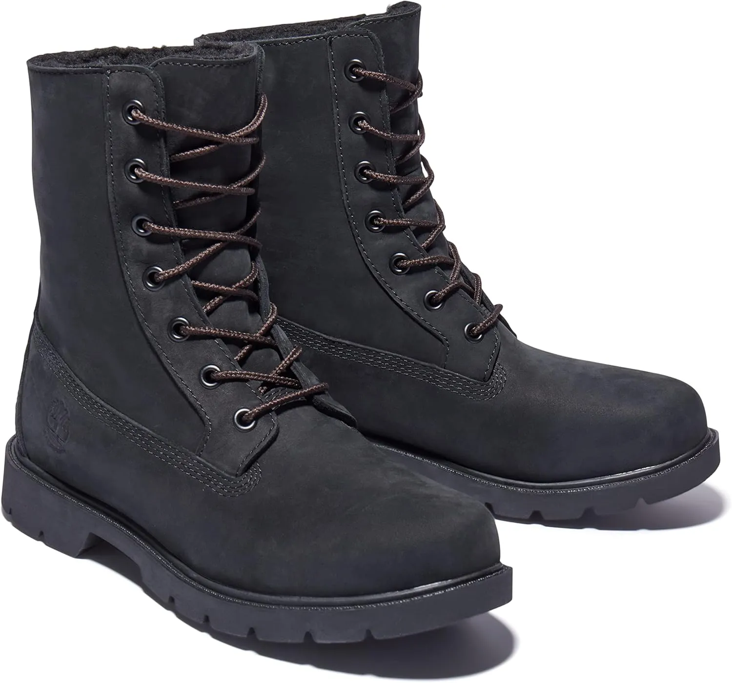 Timberland Womens Linden Woods Fold-Down Leather Casual Combat & Lace-Up Boots